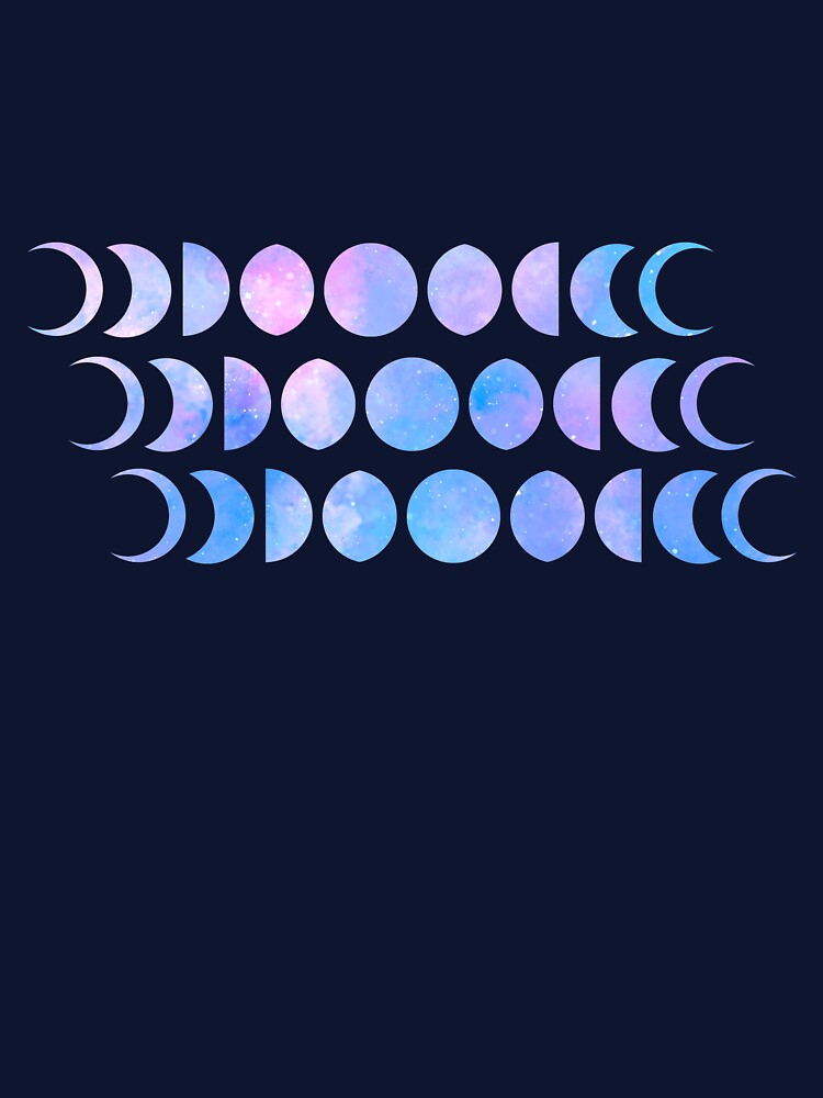 Galaxy Moon Phases by 2Bearies