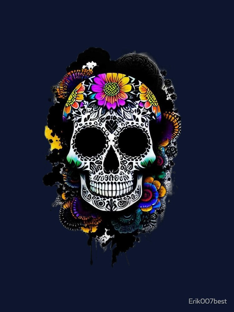 Sugar Skull splatter by Erik007best