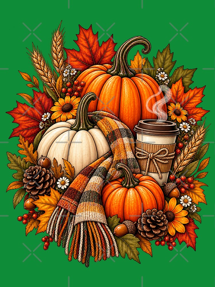 Cozy Pumpkin Harvest by Lombardino