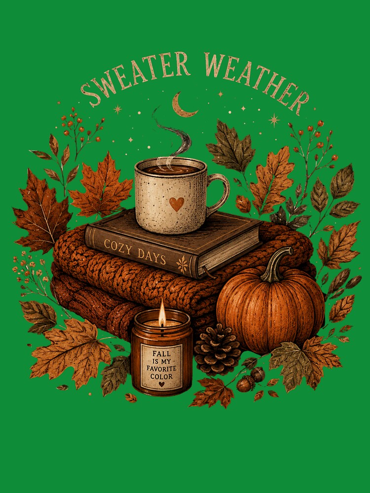 Sweater Weather Cozy Autumn Aesthetic by MySthore