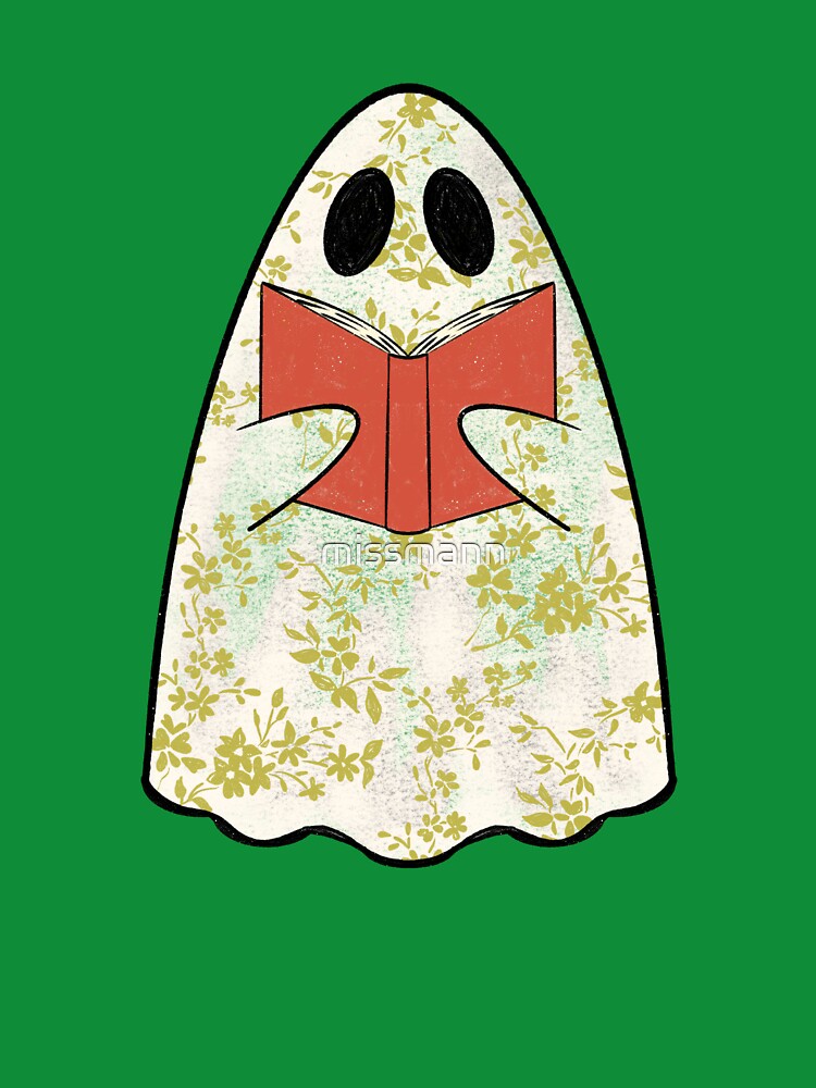 Ghost August Reading A Book by missmann