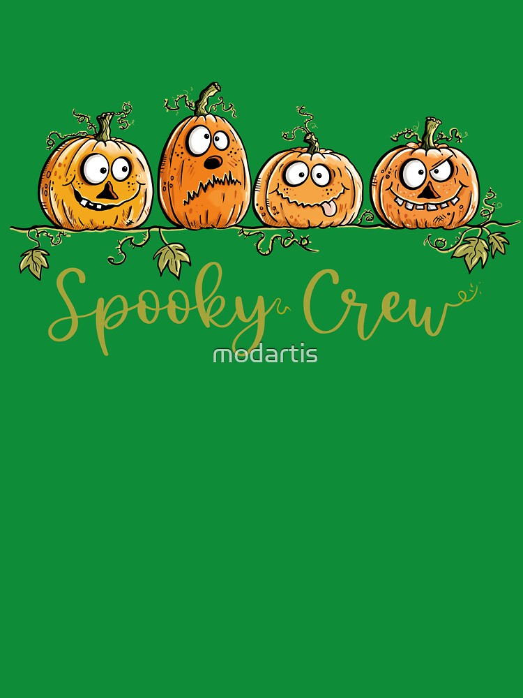 Funny Halloween Pumpkin Crew by modartis