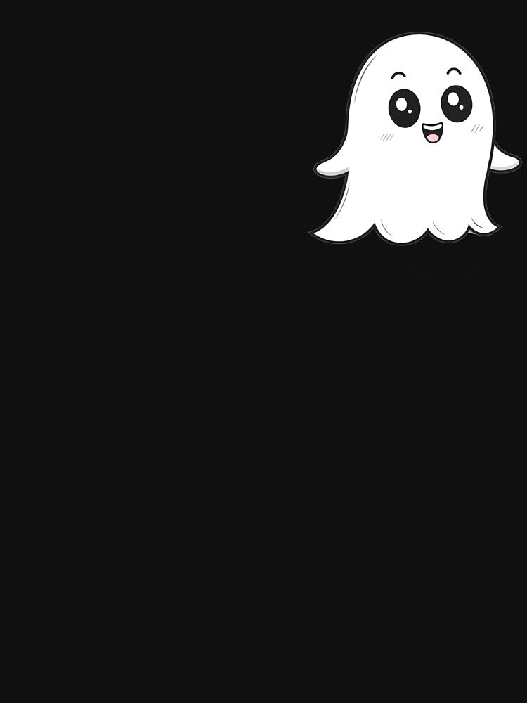 Cute Kawaii Ghost Cartoon Character by kavishkanavodani