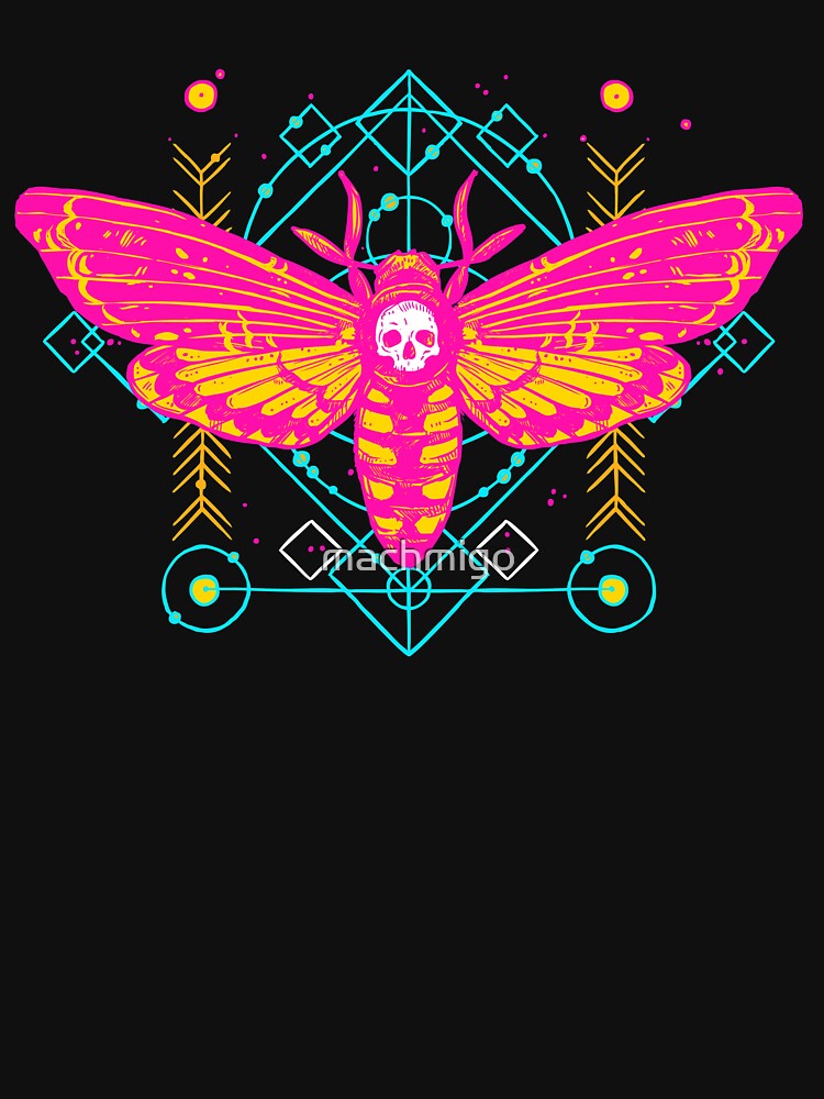 Vibrant Skull Moth by machmigo