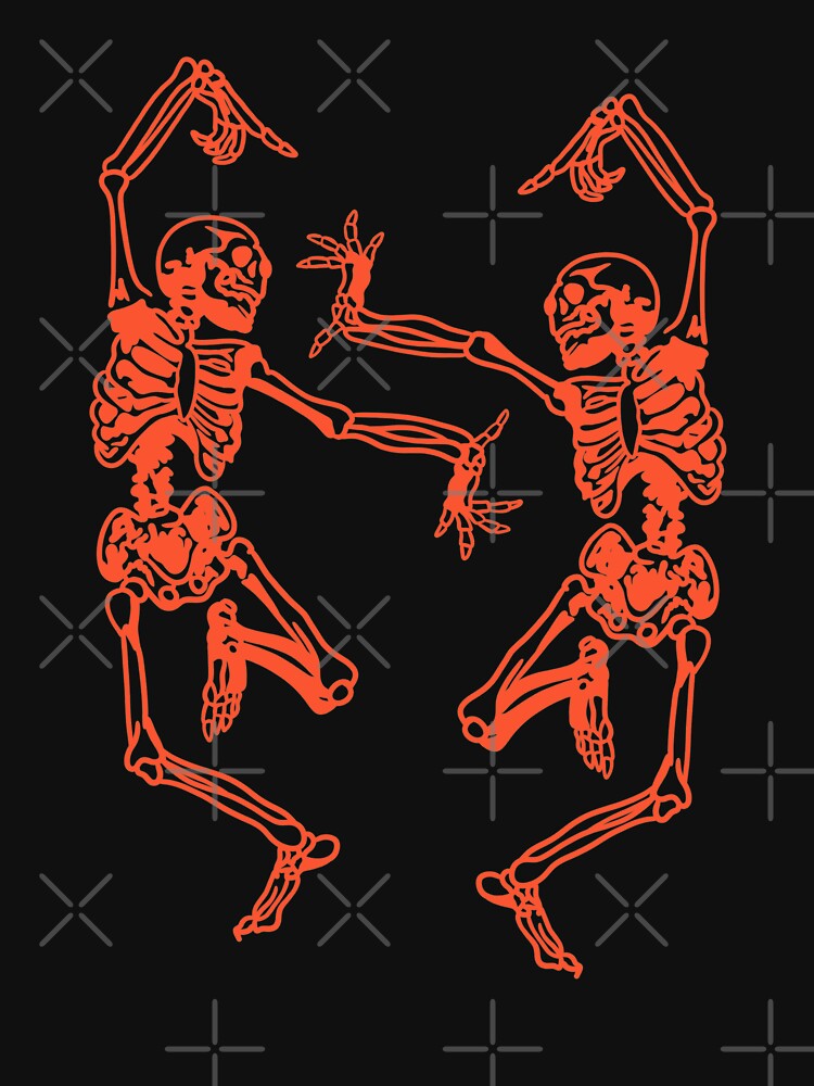 Halloween Dancing Skeletons by Lizzyapparel