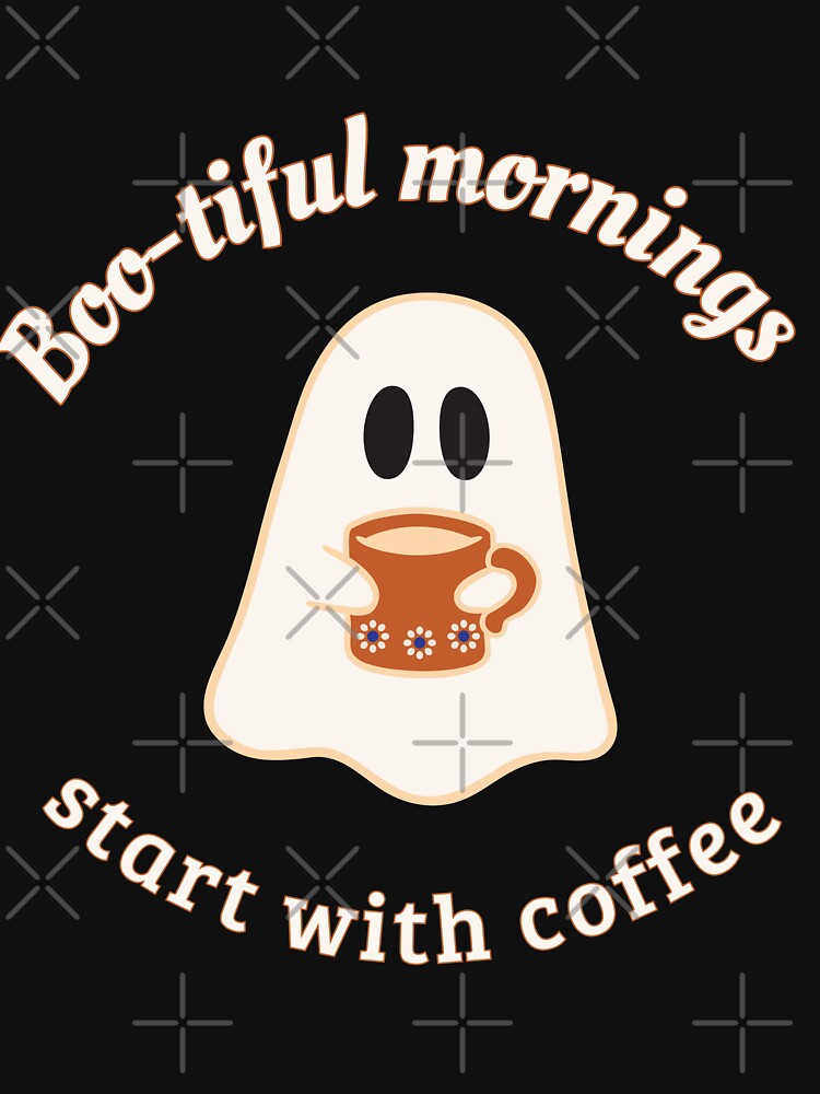 Cute Coffee Ghost – Halloween Coffee Lover Spooky Cute Aesthetic by Artinkcreative