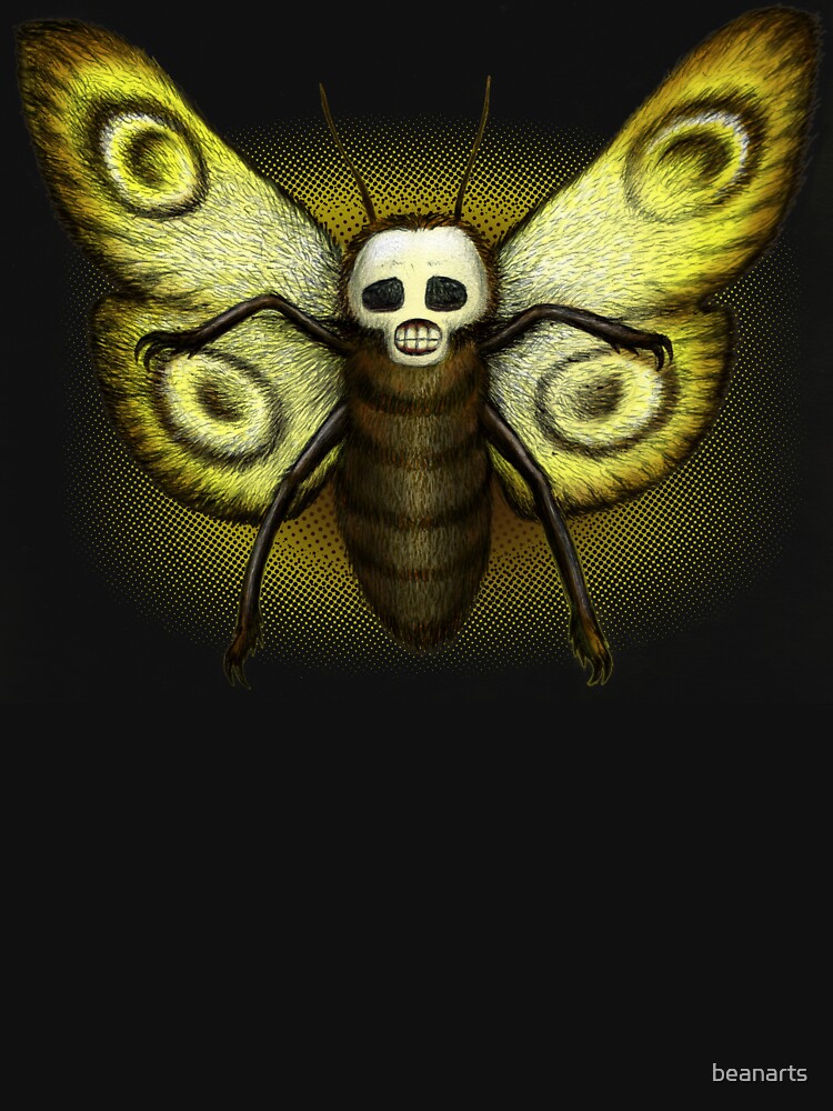 Skull Moth by beanarts