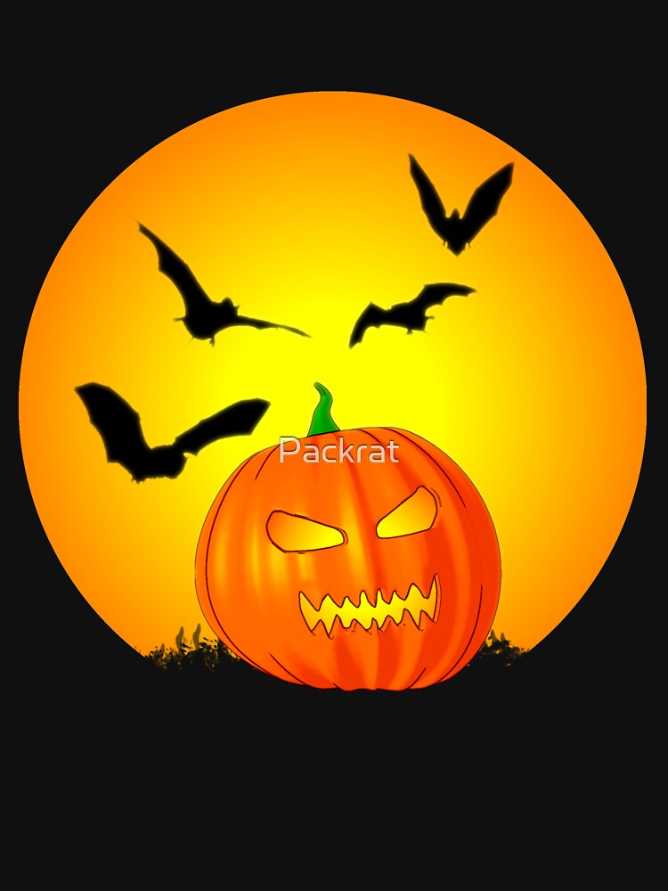 Halloween Moon Jack-O-Lantern by Packrat