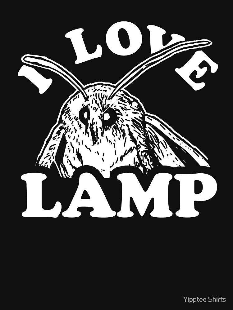 I Love Lamp Moth by Yipptee Shirts