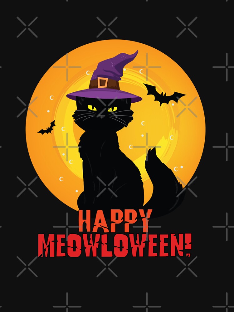 Happy Meowloween scary artwork by Le Huy