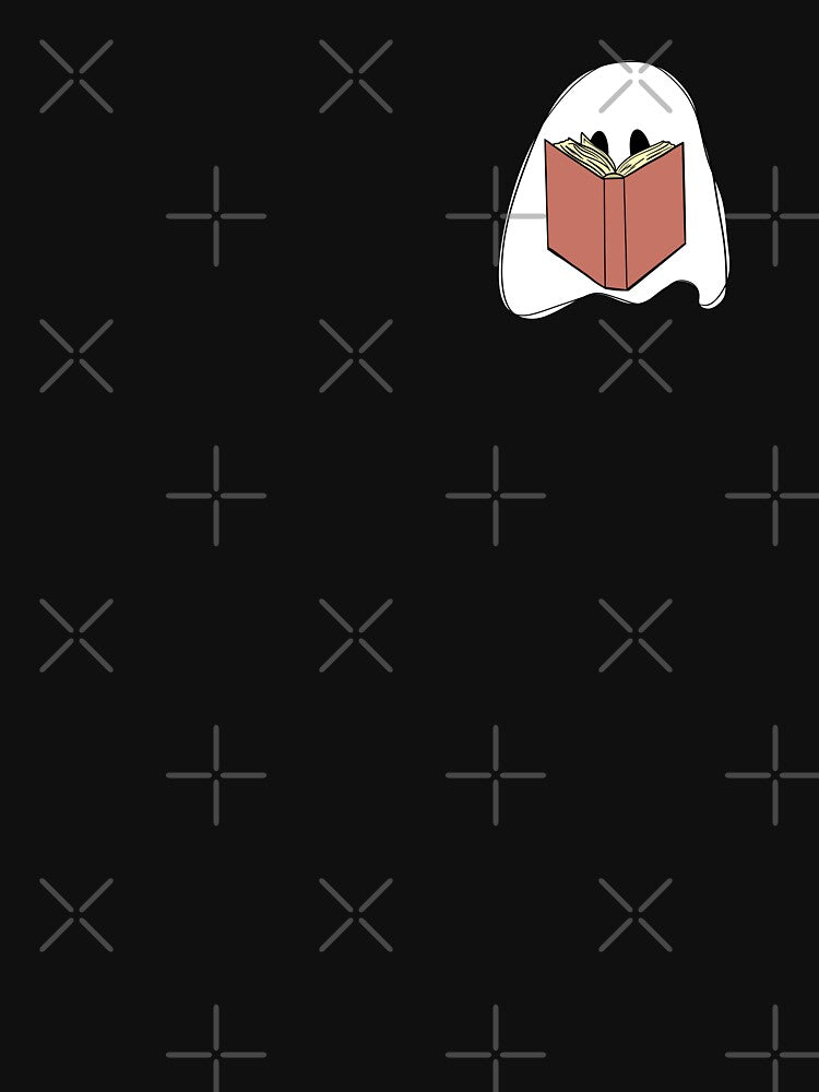 Cute reading ghost by Mabel May