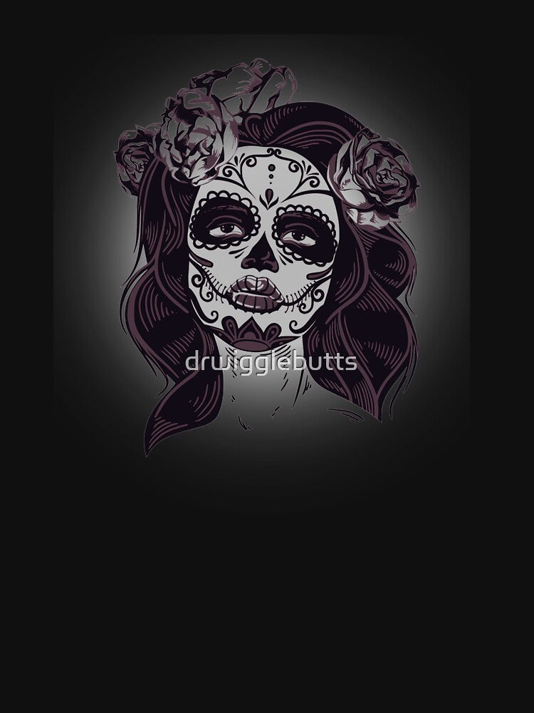 Sugar Skull Shirt by drwigglebutts