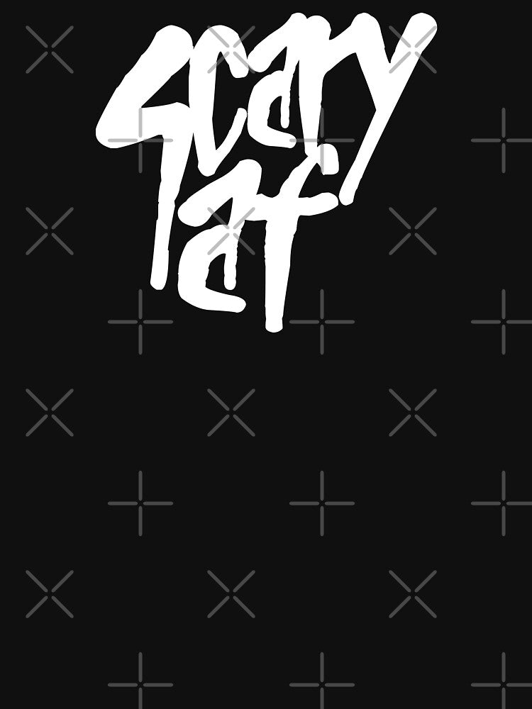 Scary Af - White Text by Whimsical  Thinker