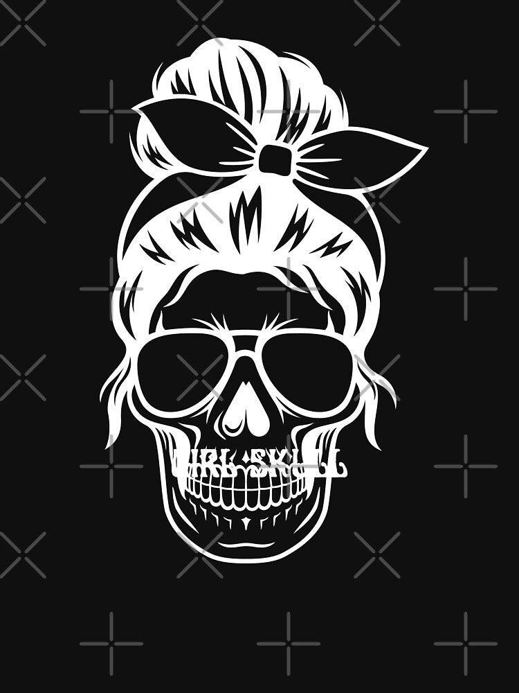 Black girl skull by The Love Quill