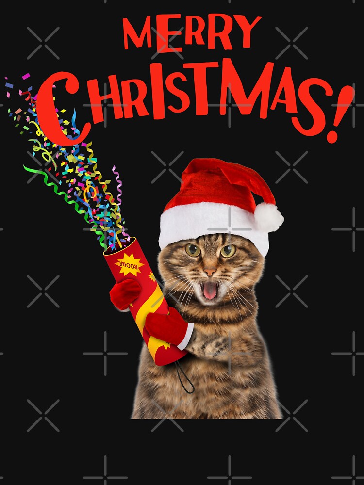 Merry Christmas, Funny Cat by The Love Quill