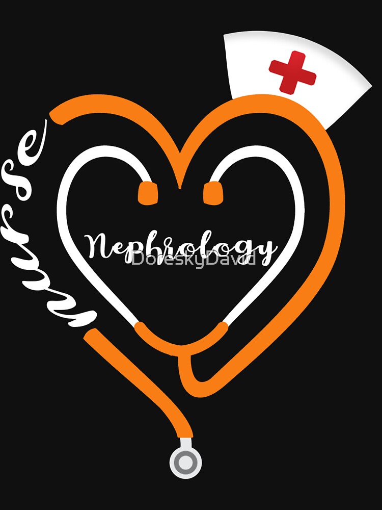 Nephrology Nurse Halloween Costume Stethoscope Heart by DoreskyDavid