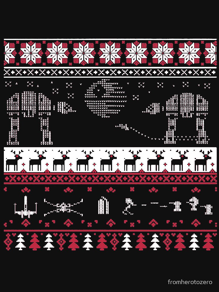 Christmas Xmas Sci Fi Space - Christmas Xmas Ugly Sweater by Superhero Gear