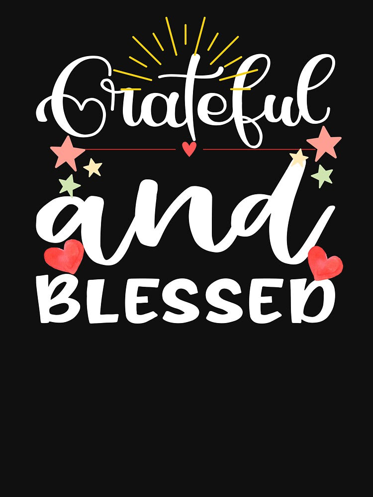 Grateful and blessed-christian sticker by Faithandpattern