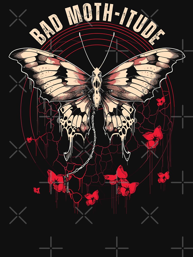 Moth With Ripped Wings Bad Moth Itude Gothic Styled by CosyTeal