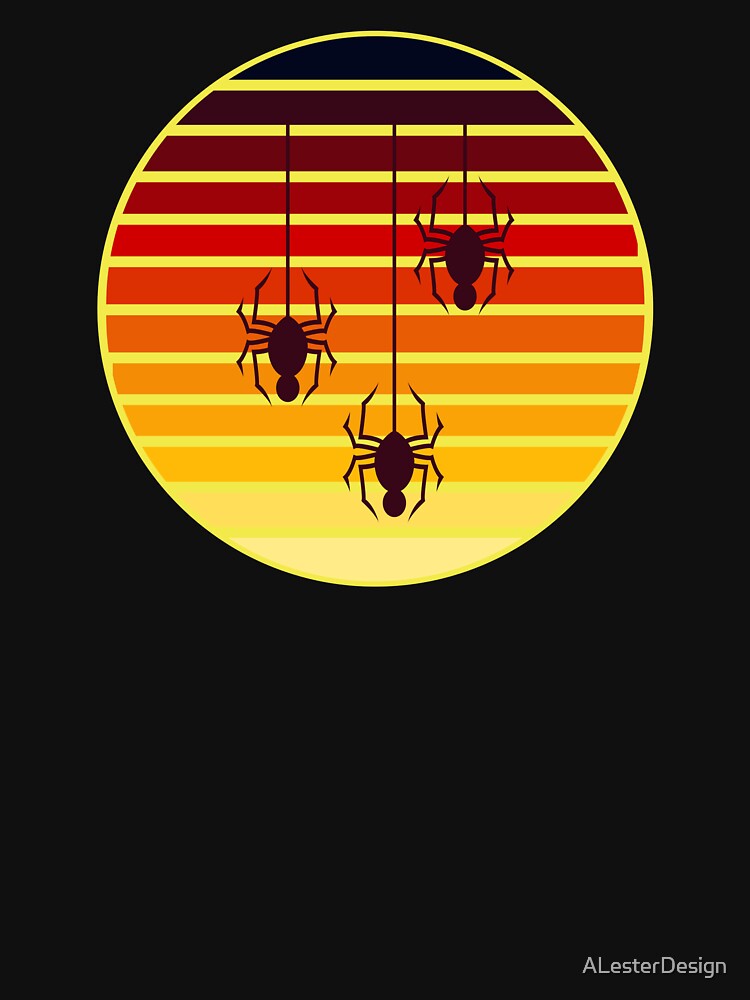 Spider Sunset Halloween by ALesterDesign