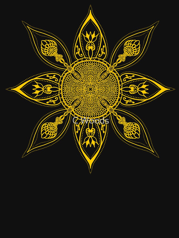 Flower star mandala by LostRenegadeART