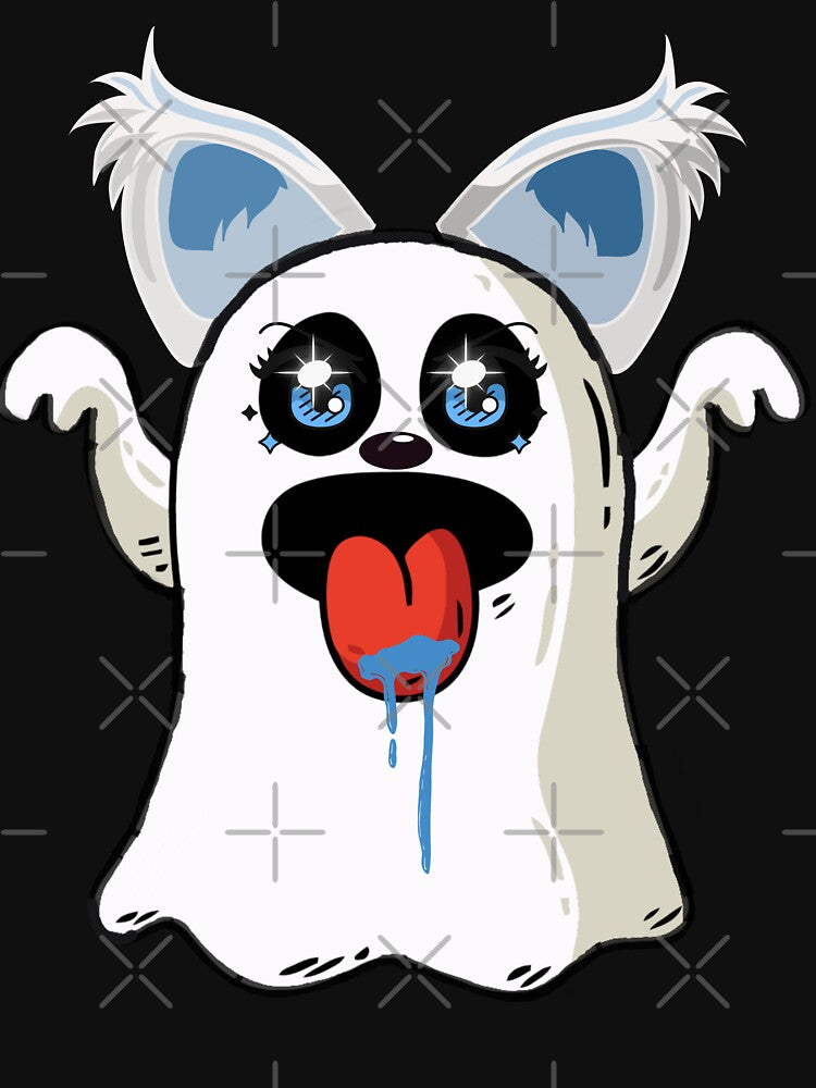 Cute Halloween Ghost Puppy by GarnersDesigns