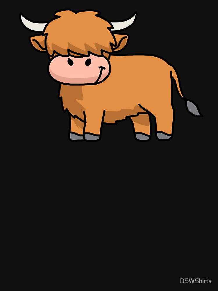 Highland Cow Gifts Men Girls Women Scottish Highland Cow by DSWShirts