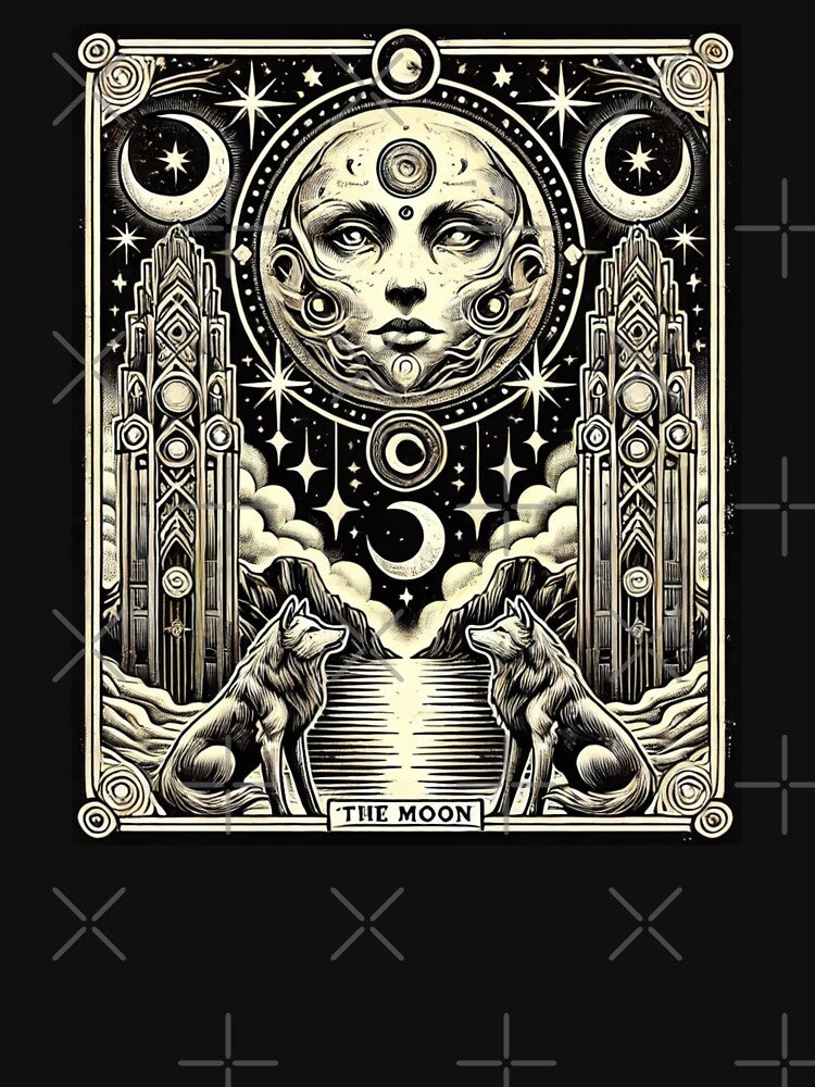 Moon Tarot Card by LizzyLooDoo Designs