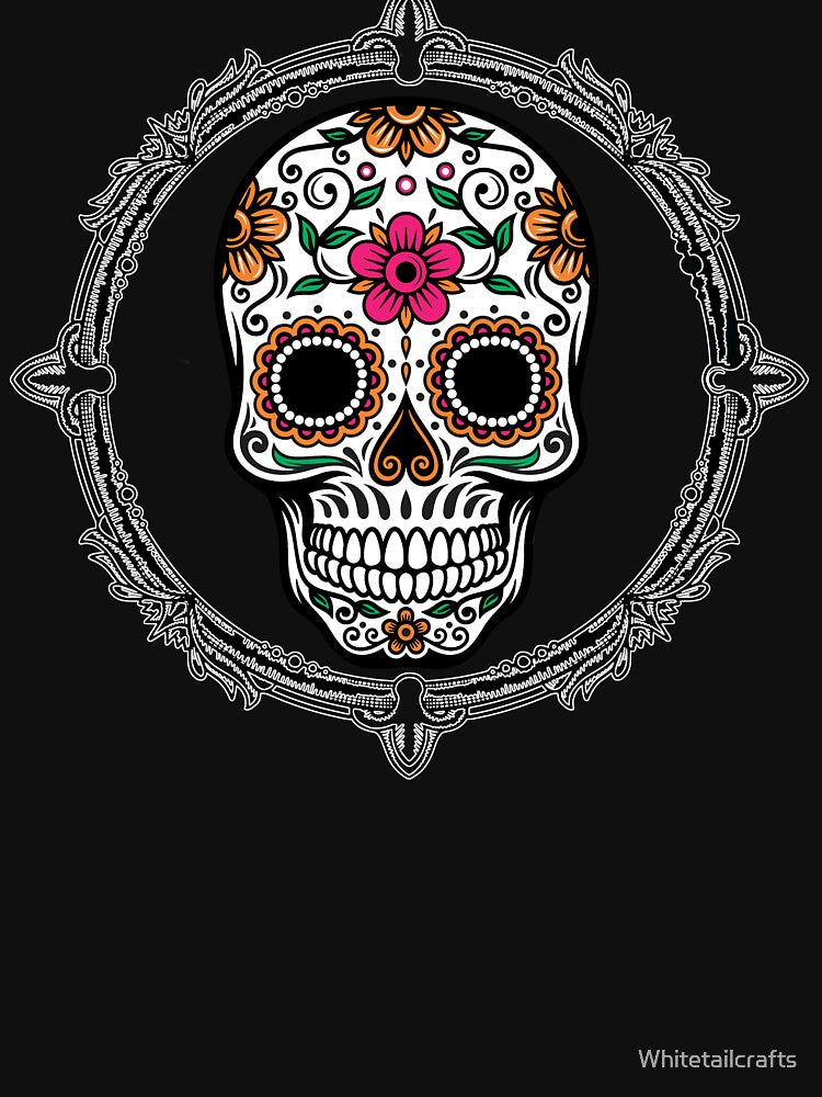 Day of the dead sugar skull by Whitetailcrafts