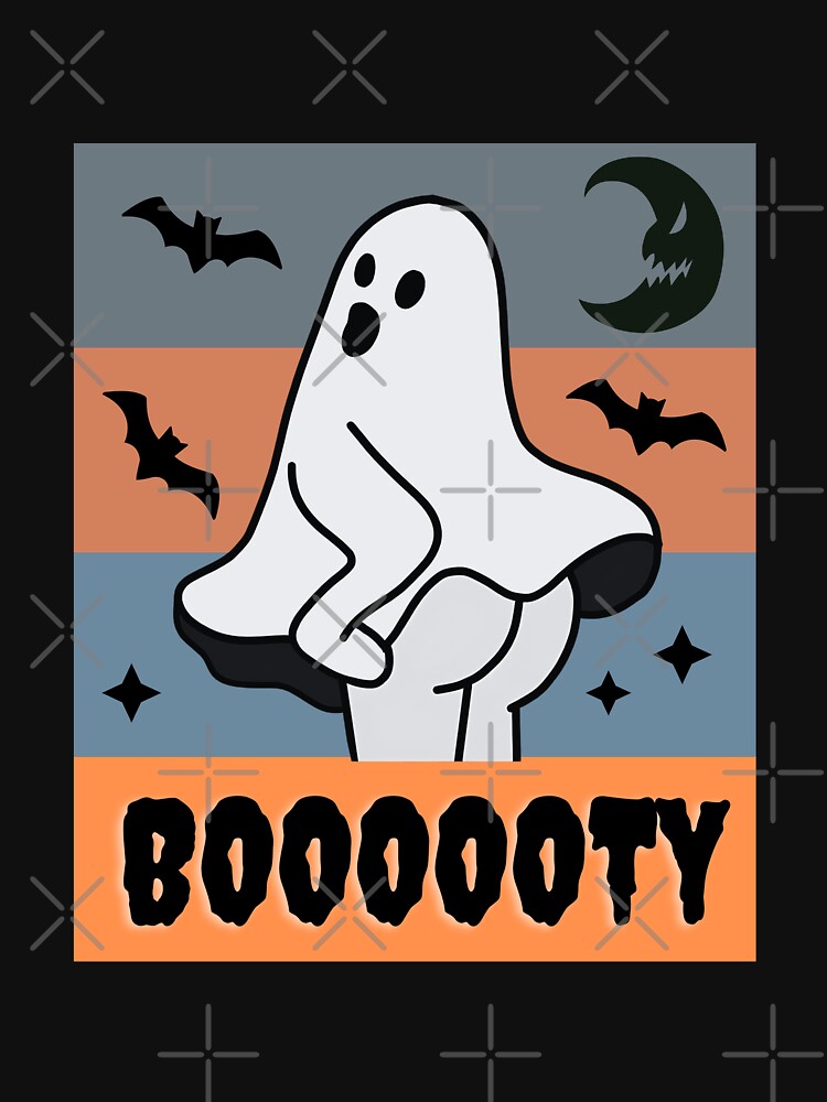 Funny Halloween Ghost "Boooooty" by Moad Fahim