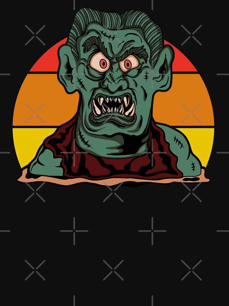 Retro Halloween Monster by BeansHotTees
