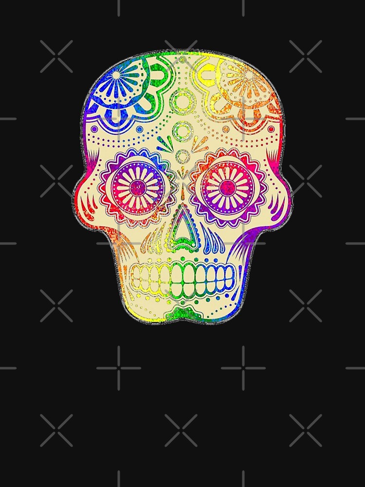 Rainbow Sugar Skull by Riccivela