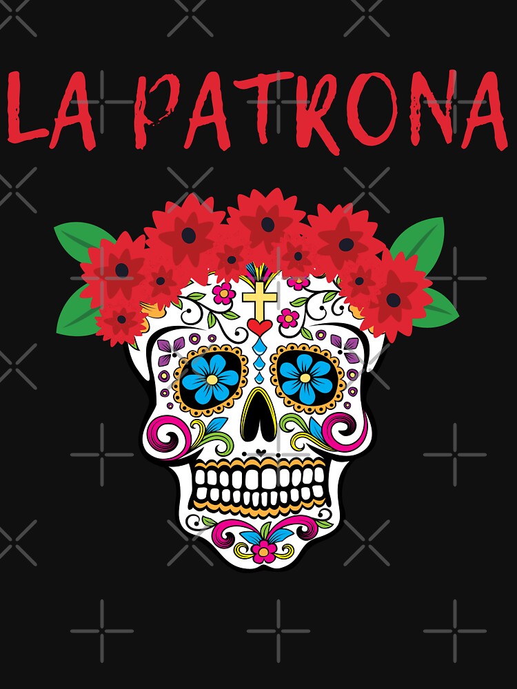 La patrona La jefa Dia De Los Muertos sugar skull by AkiraNico
