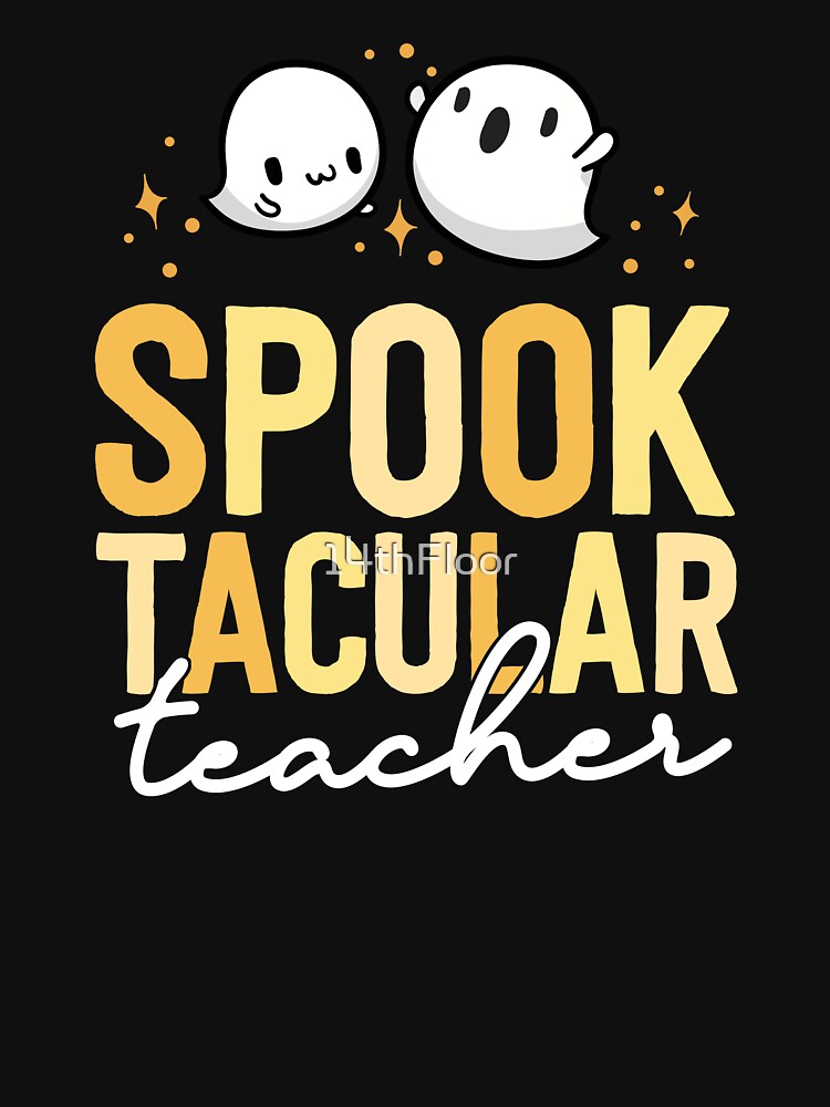 Spooktacular Teacher Halloween Matching School Team Ghost by 14thFloor