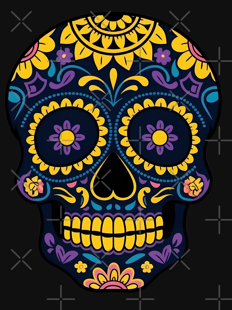 Colorful Sugar Skull Art by Skulls & Calaveras