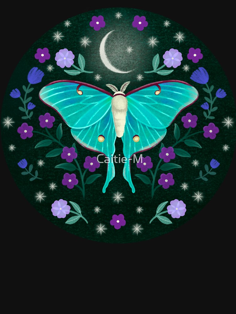 Luna Moth Garden by Caitie-M