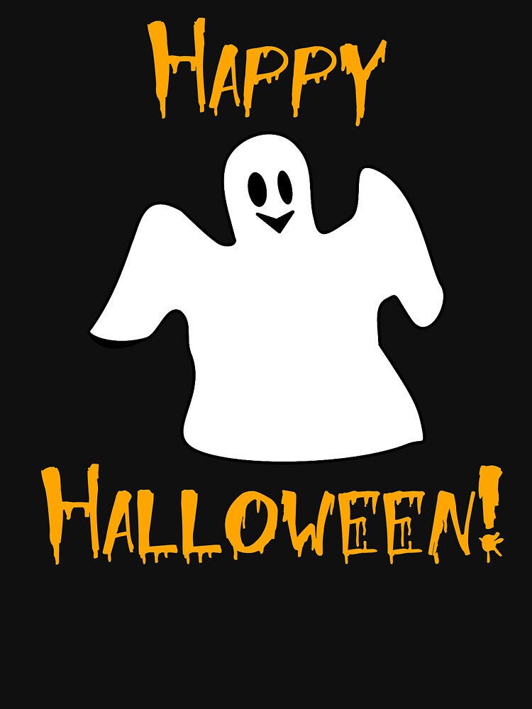 Happy Halloween Ghost Shirt And Mug by Galvanized