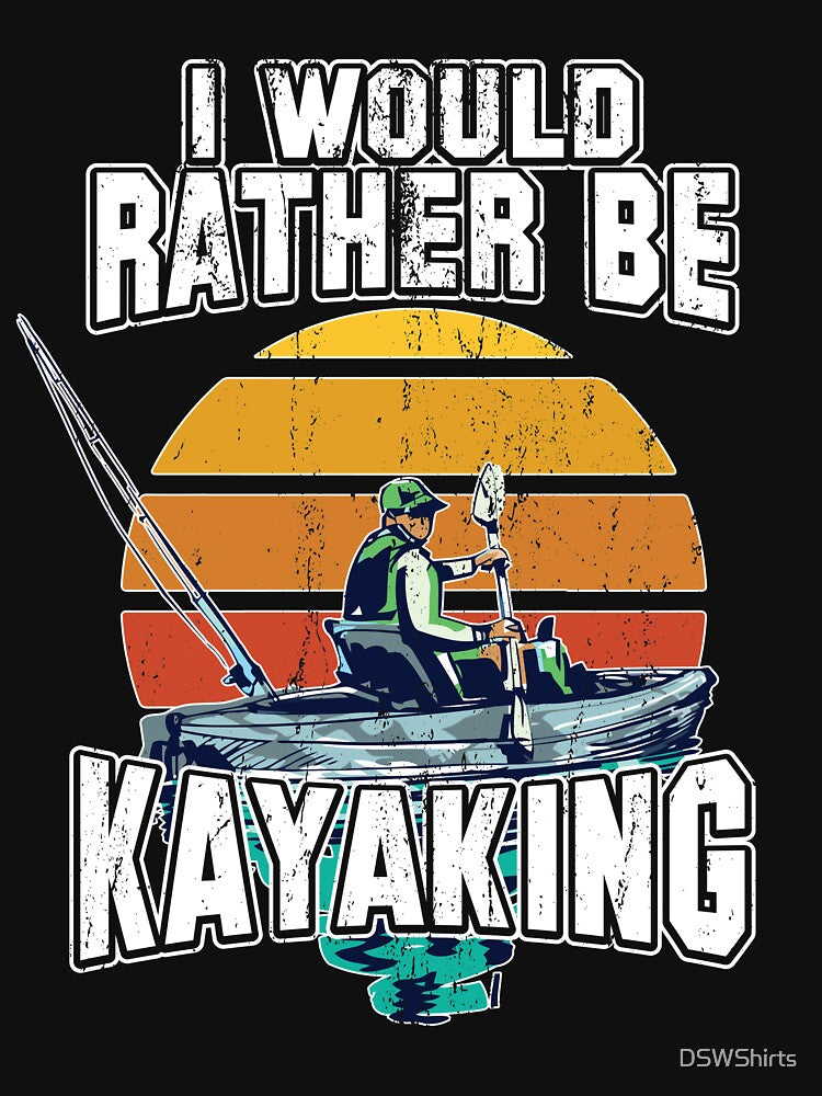 Kayaking Tshirt For Men Kayak Good Paddling Tshirt by DSWShirts
