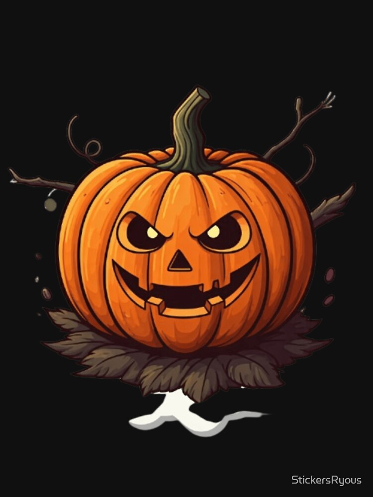 Scary Pumpkin by StickersRyous