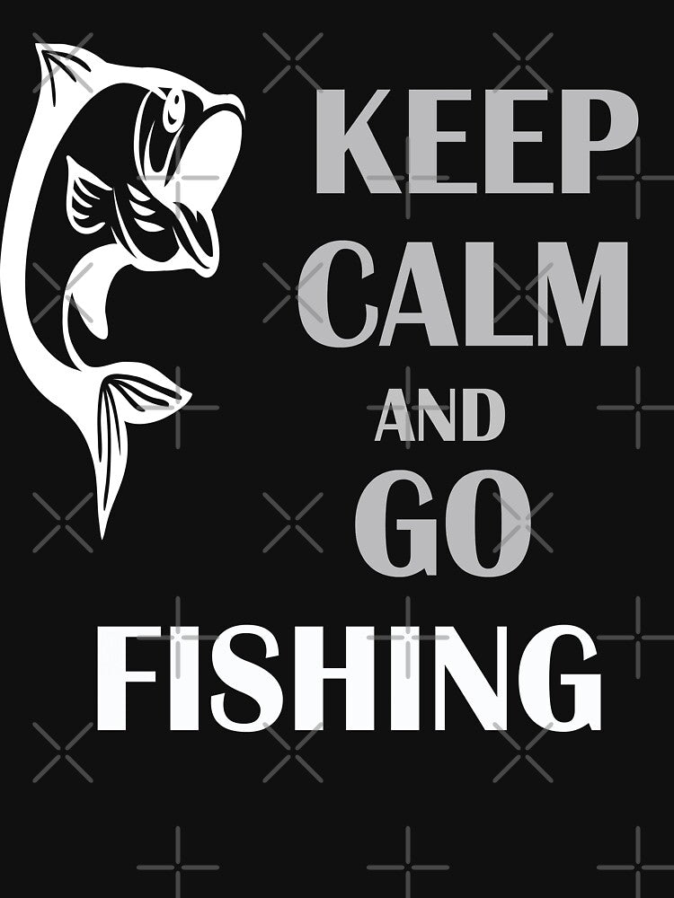 Keep calm and go Fishing T Shirt by URBANBOX