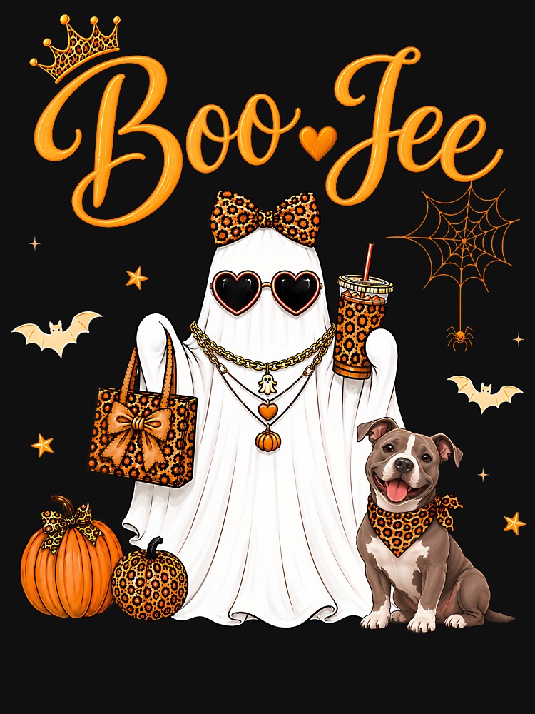 Boo Jee Ghost Leopard Print Ghost by darriahad