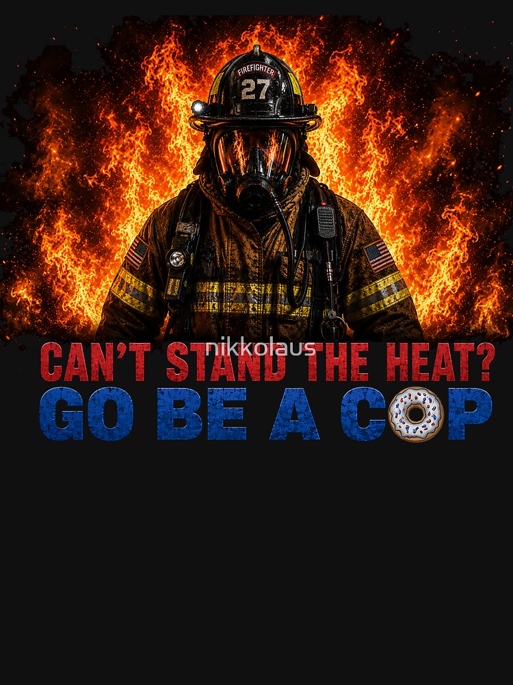 Firefighter Humor - Can't Stand the Heat? Go Be A COP! by nikkolaus