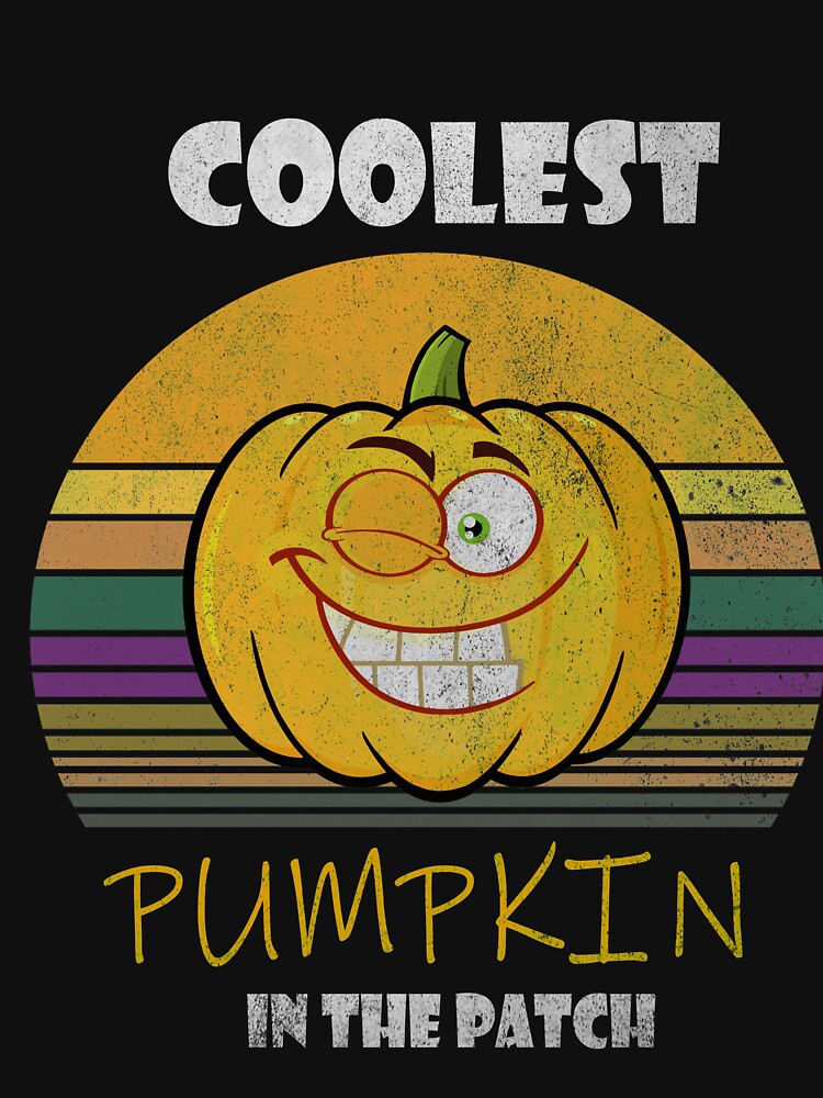 Coolest Pumpkin In The Patch Funny Halloween Gift for Boys Girls Men Womens by sichaz