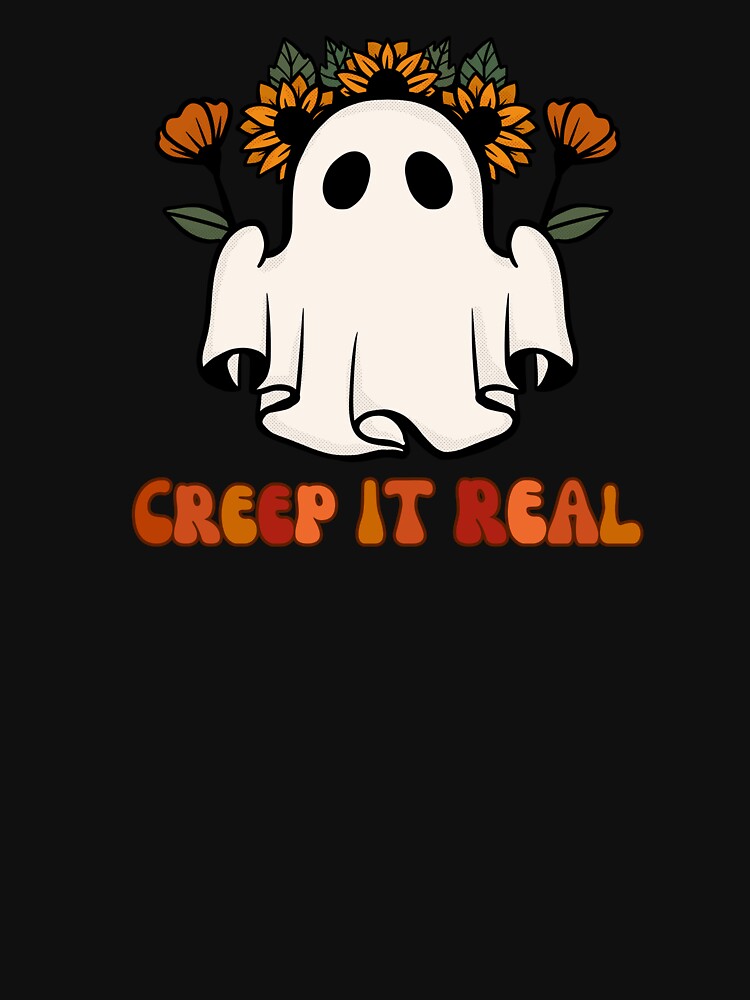 Creep It Real | Halloween | Spooky | Ghost | Retro Halloween by ShoniwDesigns
