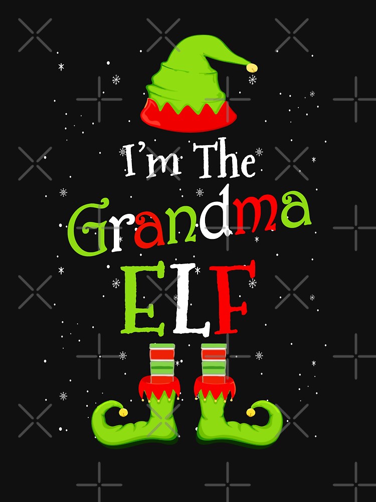 I'm The Grandma Elf Family Matching Funny Christmas Group Gift by CreativeGift