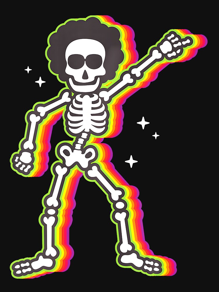 70S Costume Dancing Disco Skeleton by rutaiulae71