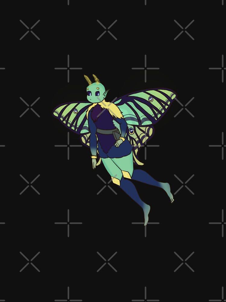 Spanish Moon Moth Fairy by ACryptidDraws