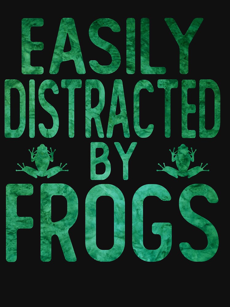 frog lover easily distracted by frogs by alaechamlal