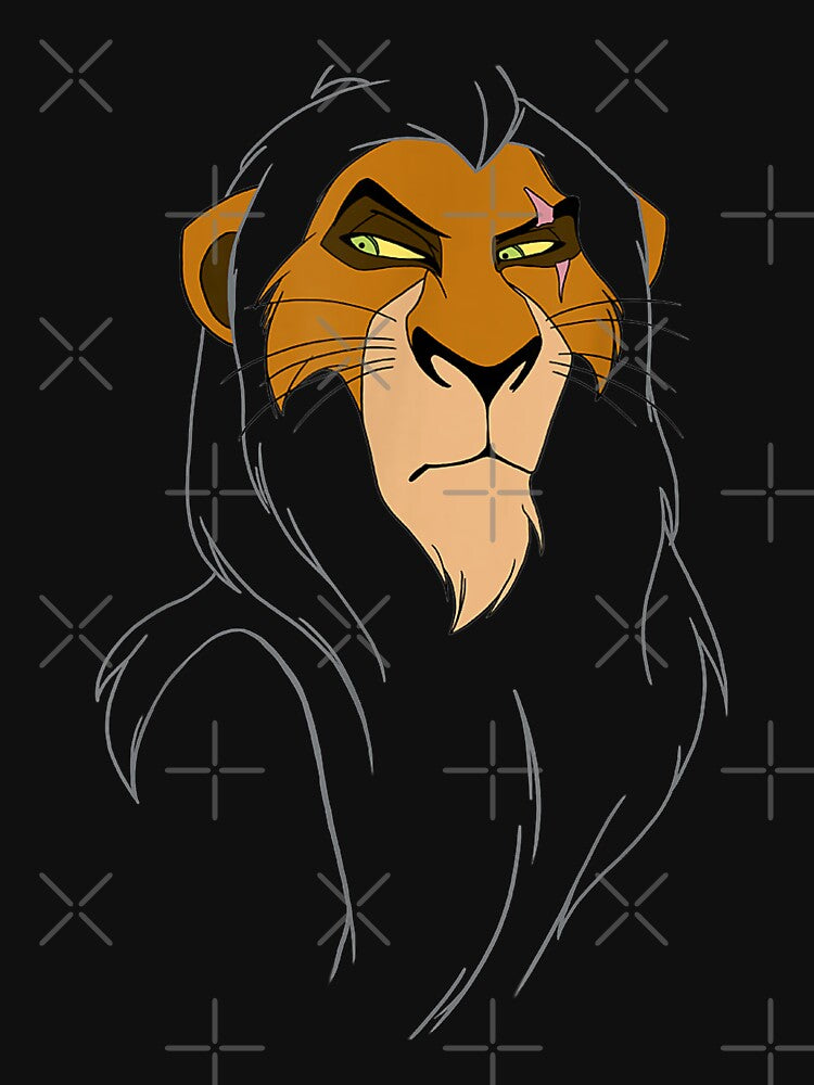 The Lion King Scar Large Face by JungneyLadakh