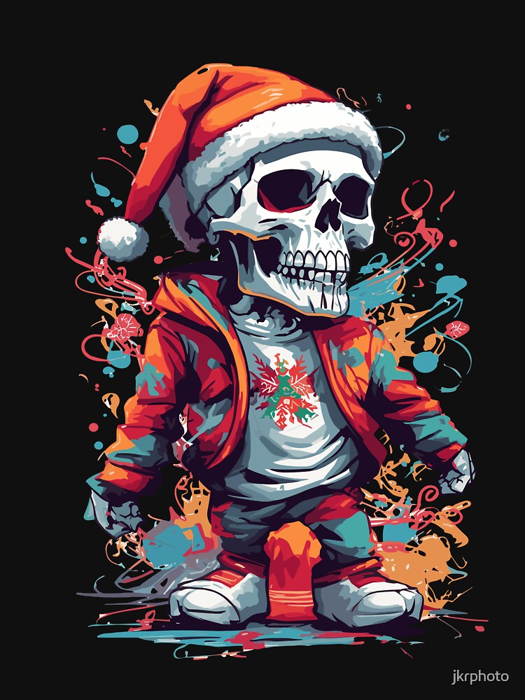 santa claus skeleton by jkrphoto